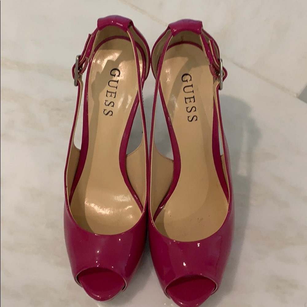 Guess Pinkish/plum 4” Heels